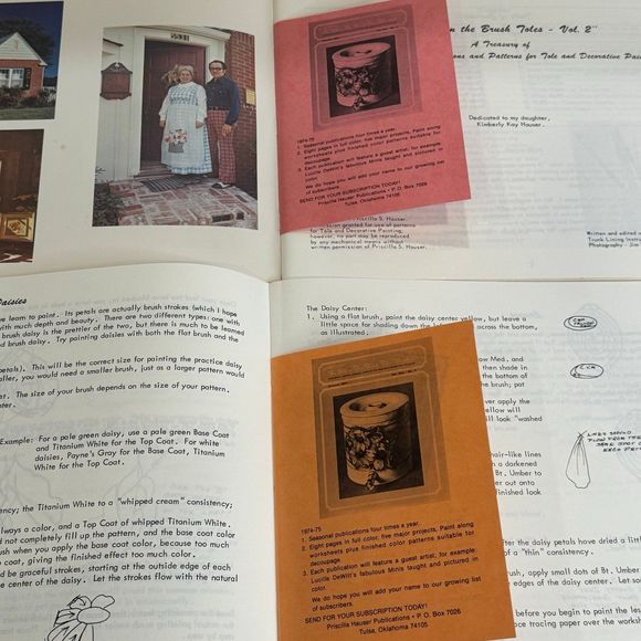 For Whom the Brush Toles Vol 1 & 2 Bundle Priscilla Hauser - Picture 7 of 8